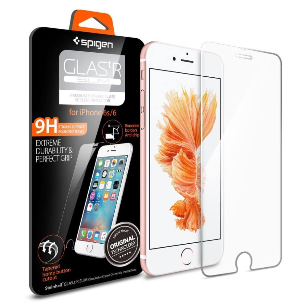 Spigen® GLAS.tR™ SGP11588 iPhone 6 / 6s Premium Tempered Glass Screen Protector