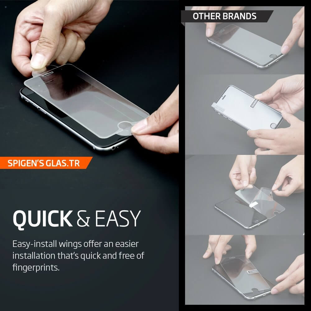 Spigen® GLAS.tR™ SGP11588 iPhone 6 / 6s Premium Tempered Glass Screen Protector