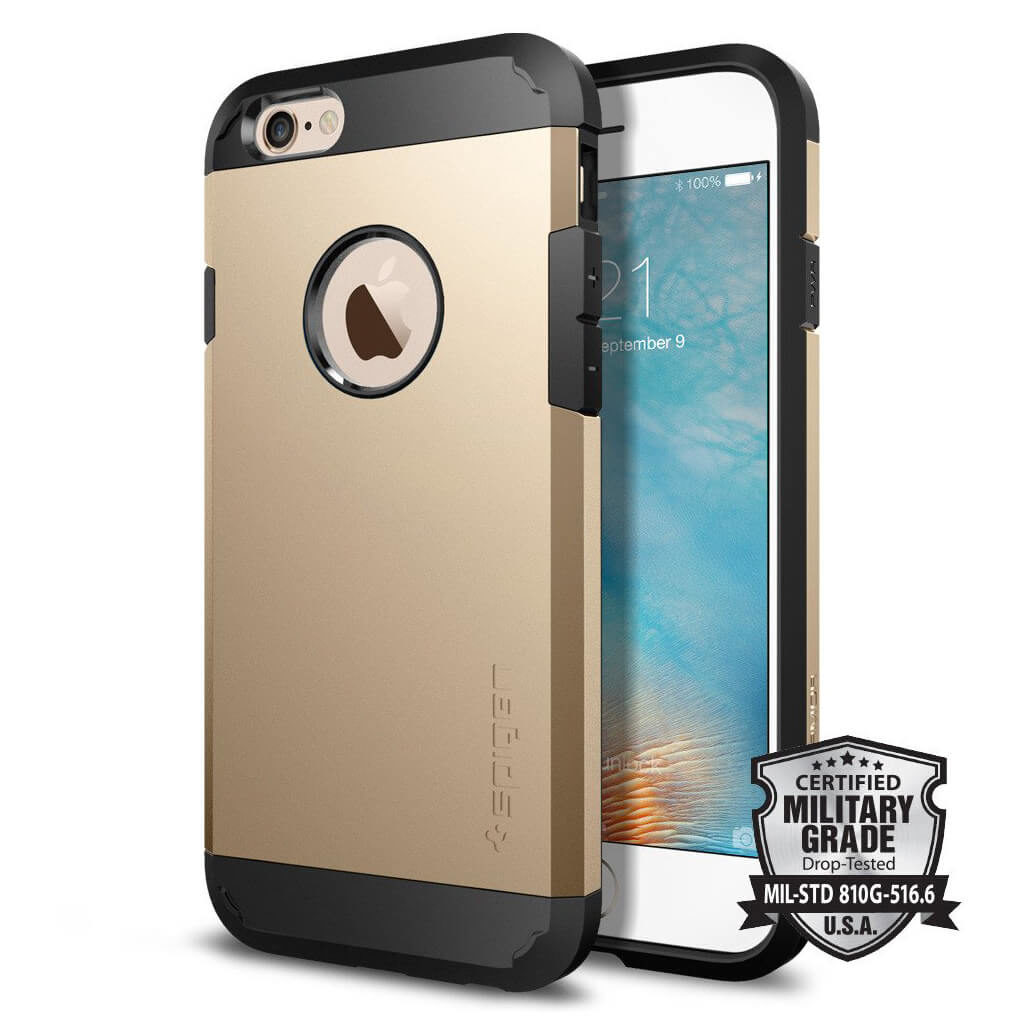 Spigen® Tough Armor SGP11613 iPhone 6s/6 Case – Champagne Gold