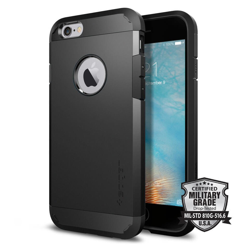 Spigen® Tough Armor SGP11614 iPhone 6s/6 Case – Black