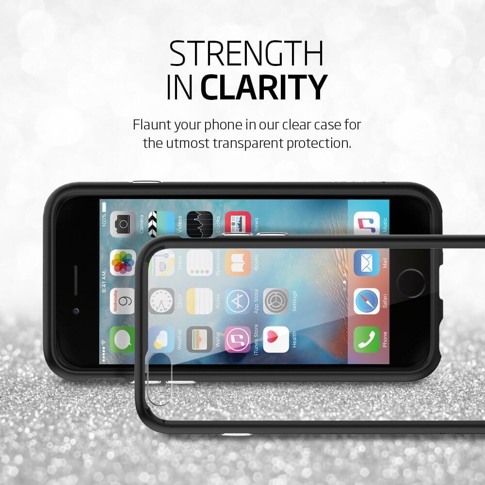 Spigen® Ultra Hybrid SGP11600 iPhone 6s/6 Case – Black