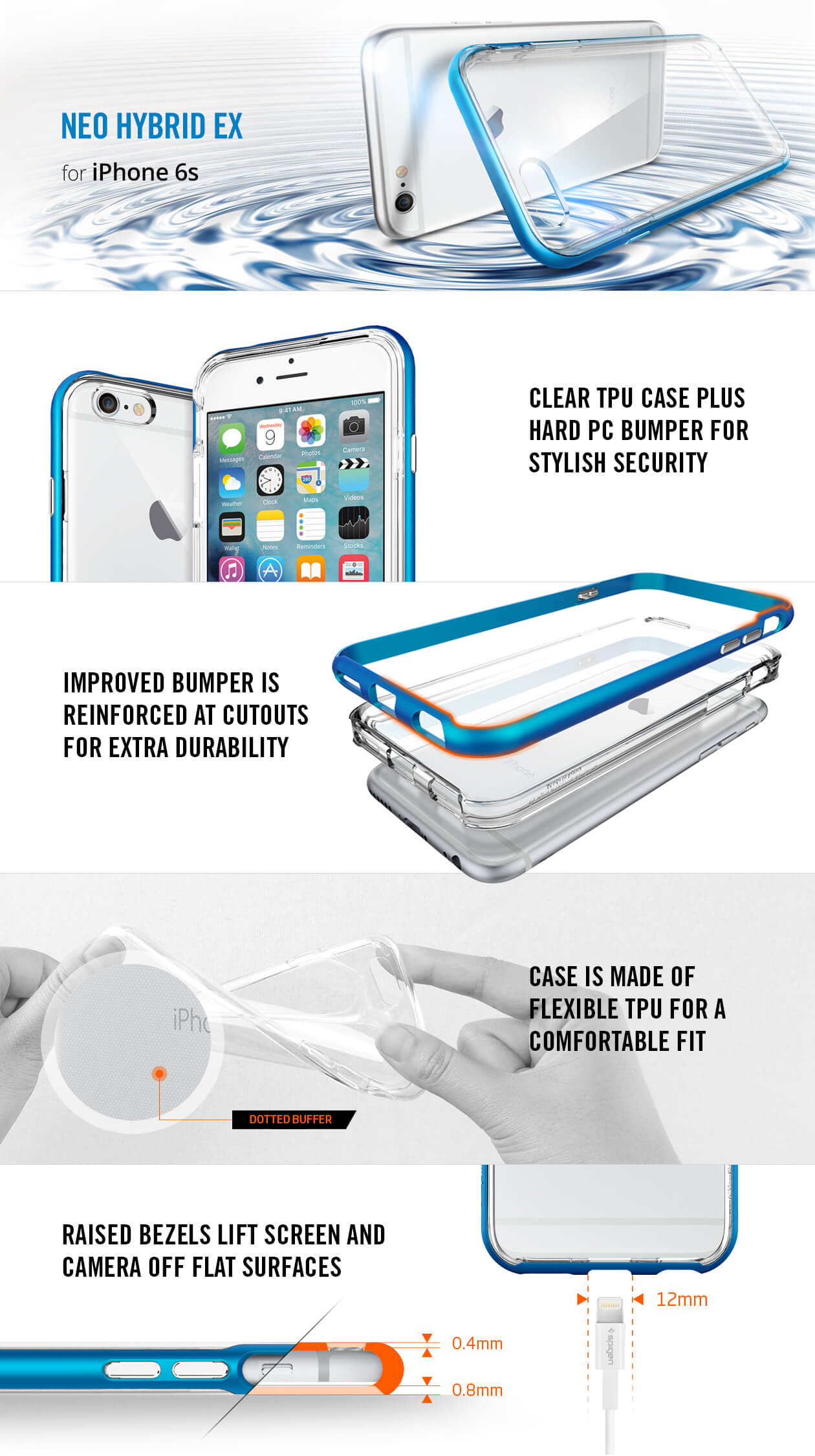Spigen® Neo Hybrid EX iPhone 6s/6 Case