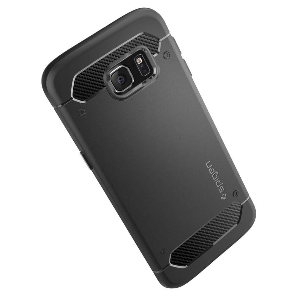 Spigen® Rugged Armor™ SGP11698 Samsung Galaxy S6 Edge+ Plus Case - Black