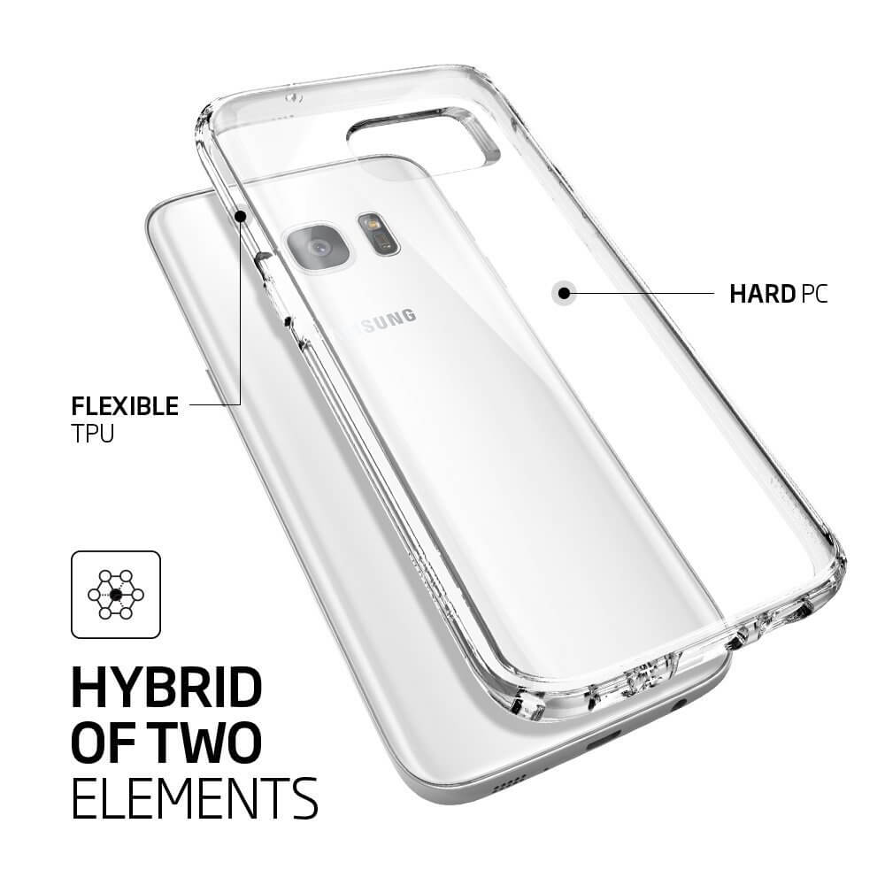 Spigen® Ultra Hybrid SGP 555CS20008 Samsung Galaxy S7 Case – Crystal