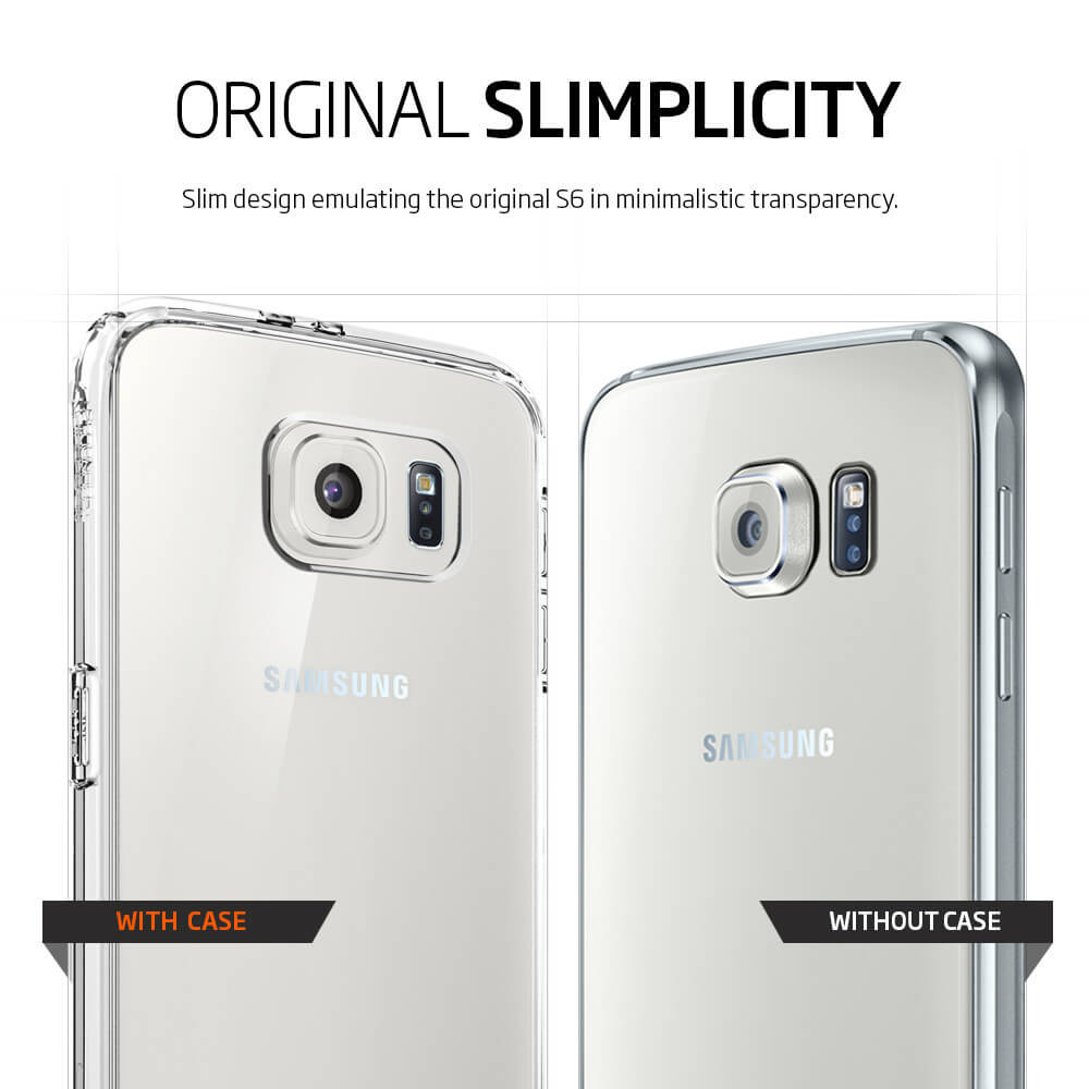 Spigen® Ultra Hybrid SGP11317 Samsung Galaxy S6 Case – Crystal
