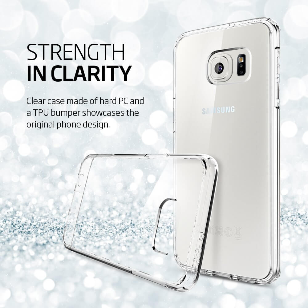 Spigen® Ultra Hybrid SGP11317 Samsung Galaxy S6 Case – Crystal