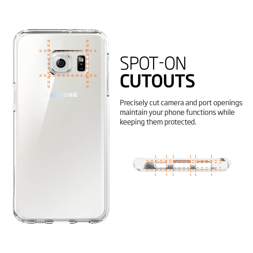 Spigen® Ultra Hybrid SGP11699 Samsung Galaxy S6 Edge+ Plus Case - Crystal