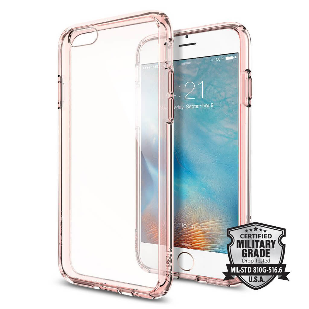Spigen® Ultra Hybrid SGP11722 iPhone 6s/6 Case – Rose Crystal
