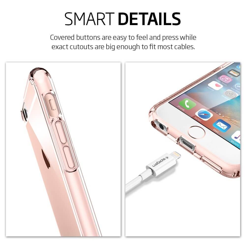 Spigen® Ultra Hybrid SGP11722 iPhone 6s/6 Case – Rose Crystal
