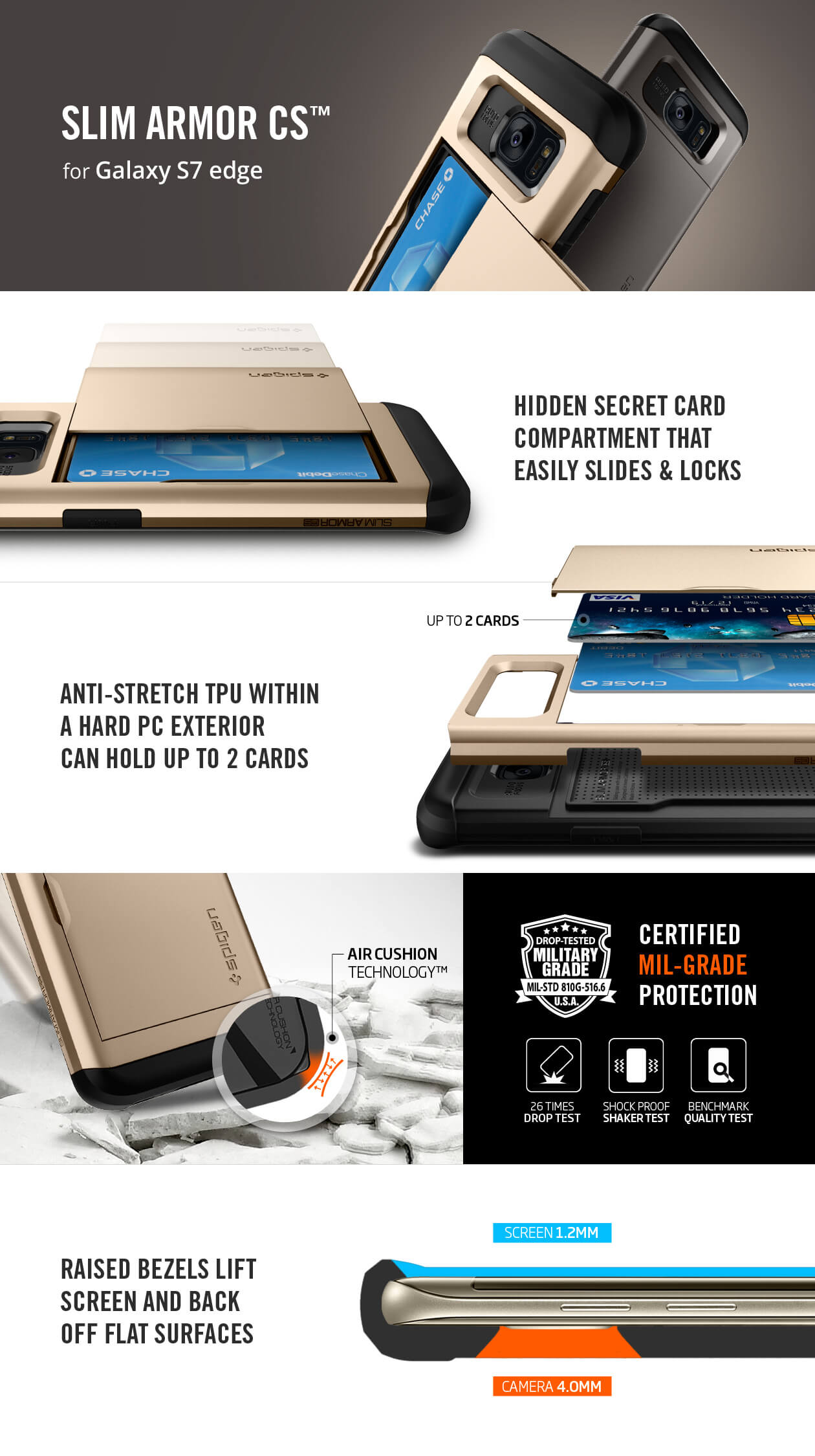 Spigen® Slim Armor CS Samsung Galaxy S7 Edge Case