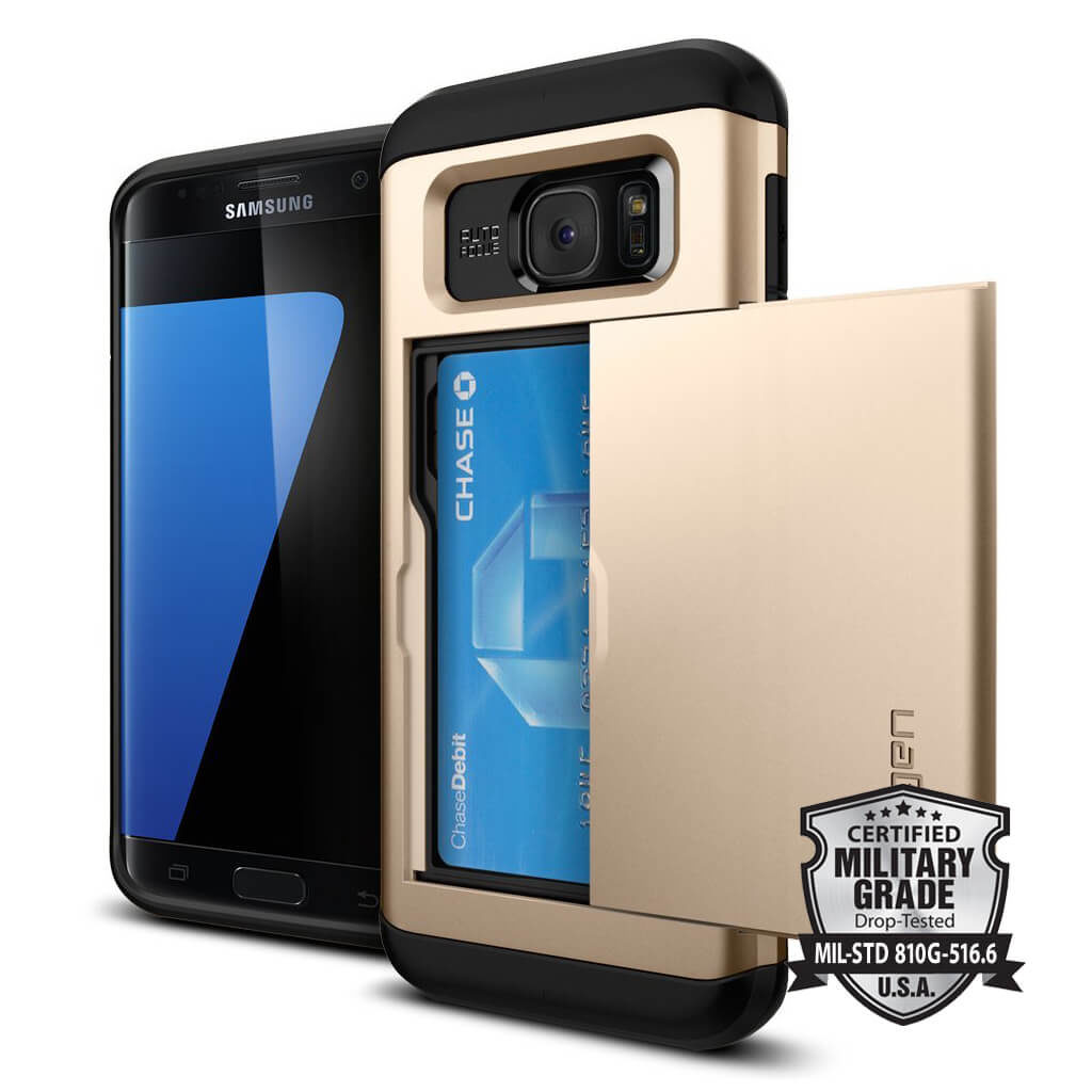 Spigen® Slim Armor CS SGP 556CS20256 Samsung Galaxy S7 Edge Case – Champagne Gold