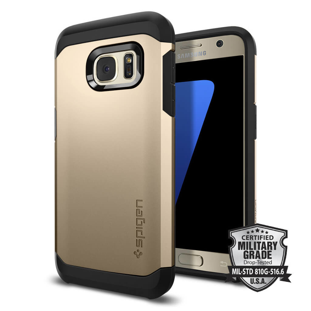 Spigen® Tough Armor SGP 555CS20019 Samsung Galaxy S7 Case – Champagne Gold