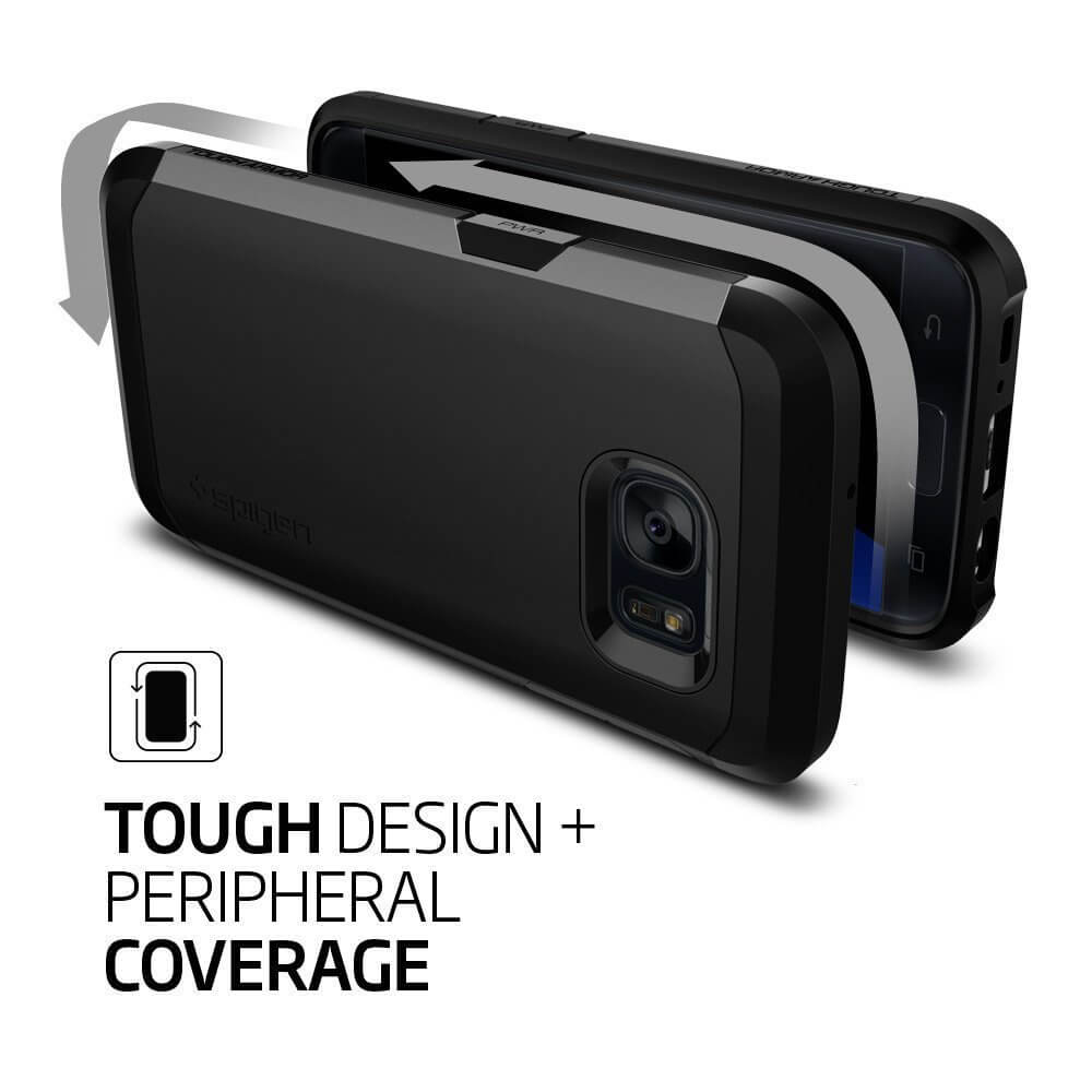 Spigen® Tough Armor SGP 555CS20020 Samsung Galaxy S7 Case – Black
