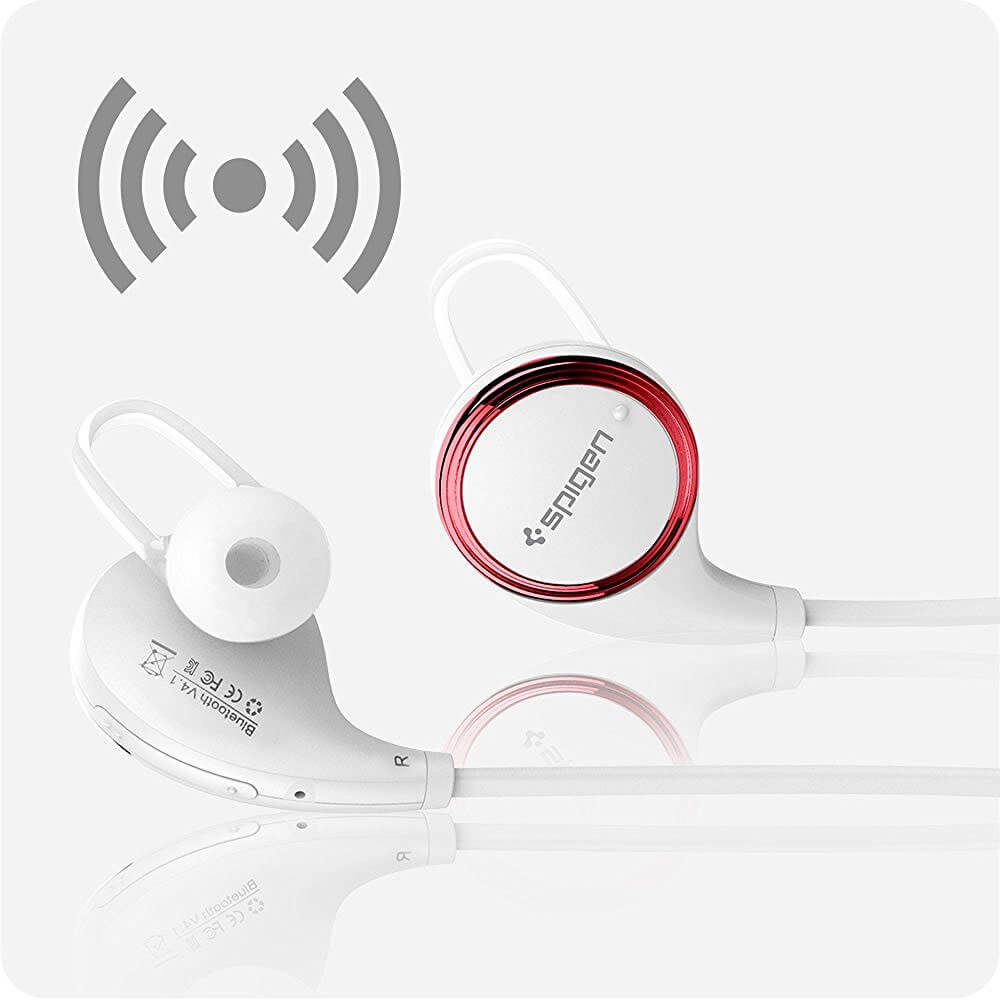 Spigen® Essential® R12E SGP11842 Bluetooth Headphones - White