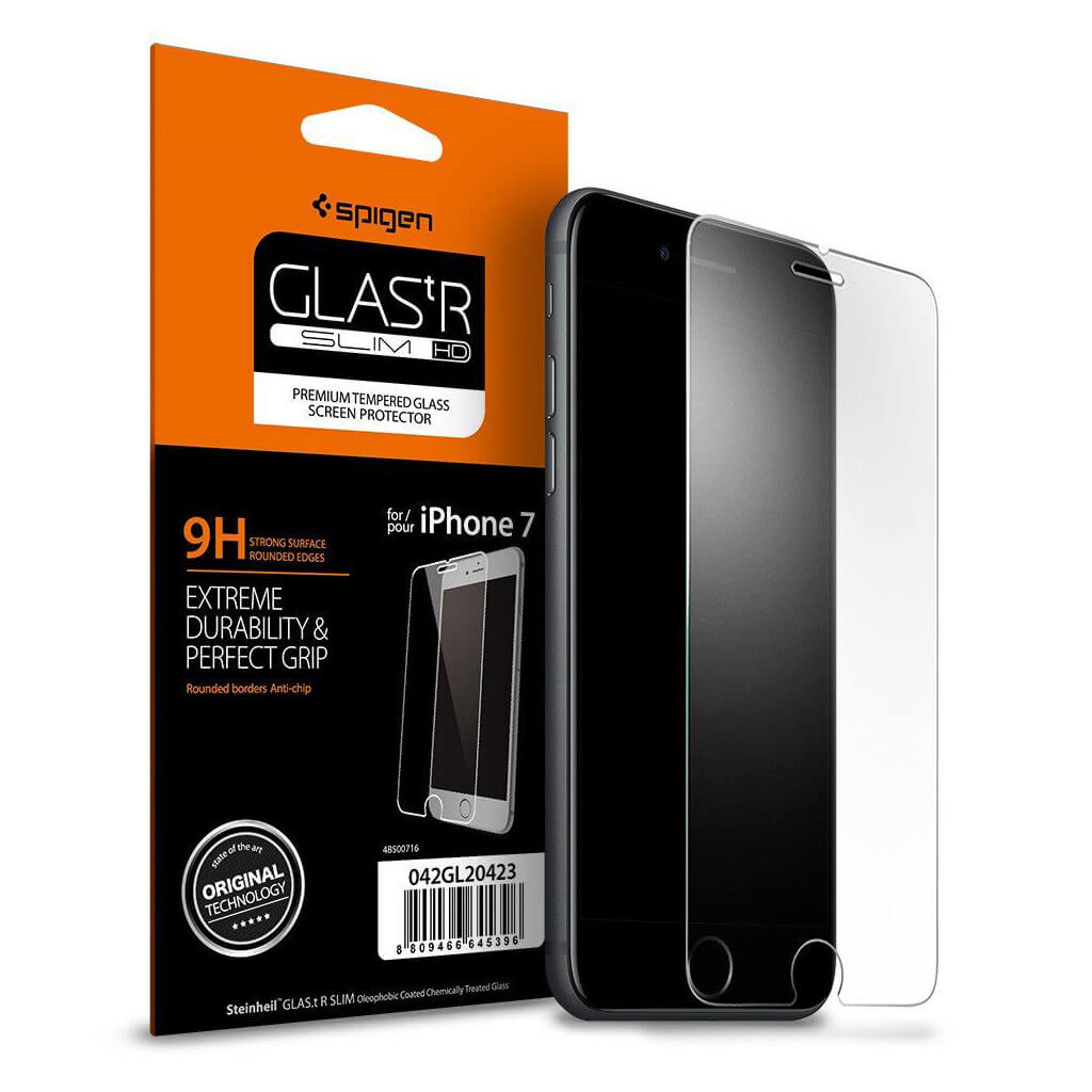 Spigen® GLAS.tR SLIM™ iPhone SE (2022 / 2020) / 8 / 7 Premium Tempered Glass Screen Protector