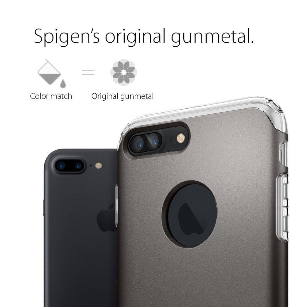 Spigen® Hybrid Armor™ SGP 043CS20697 iPhone 7 Plus Case - Gunmetal