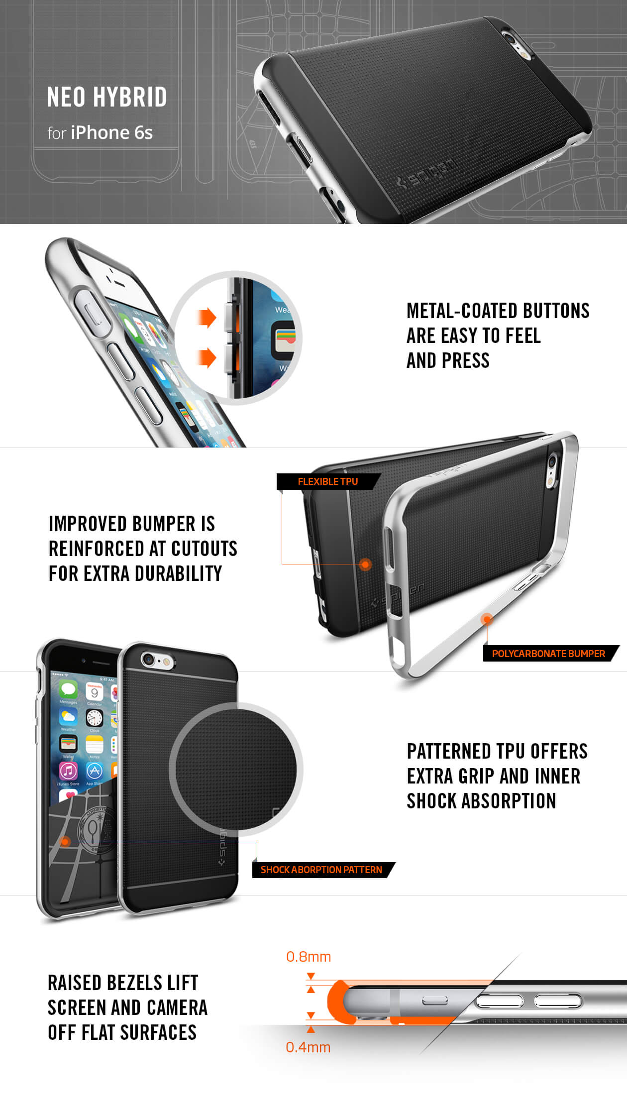 Spigen® Neo Hybrid™ iPhone 6s/6 Case