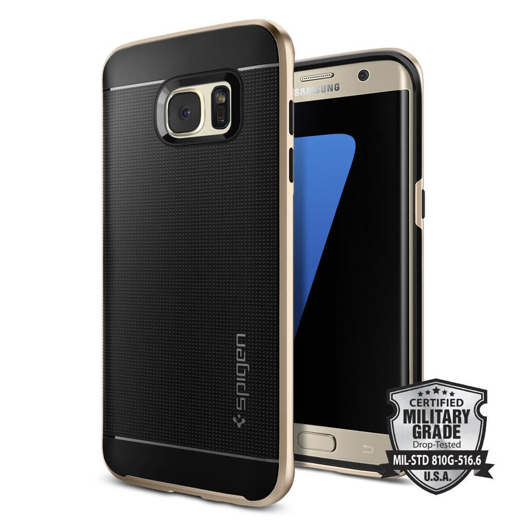 Spigen® Neo Hybrid™ SGP 556CS20203 Samsung Galaxy S7 Edge Case - Champagne Gold