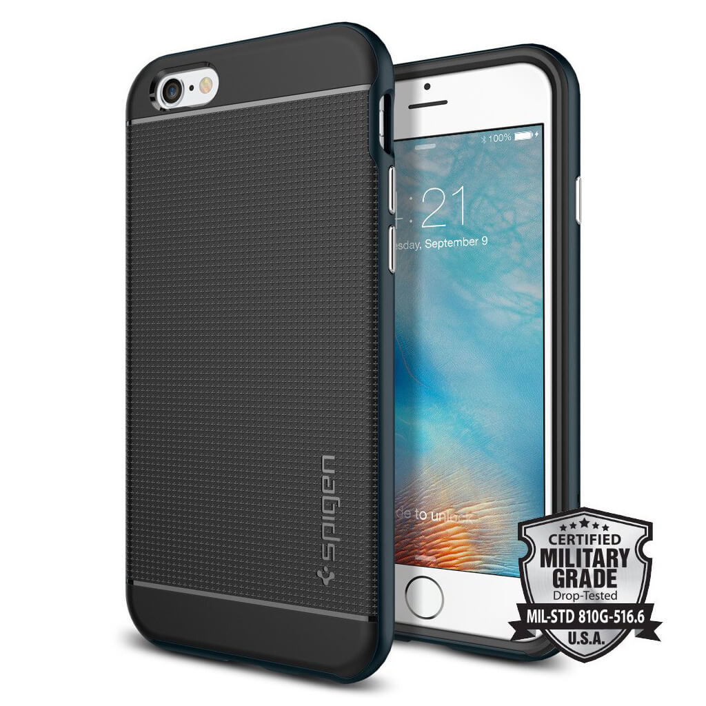 Spigen® Neo Hybrid™ SGP11619 iPhone 6s/6 Case - Metal Slate