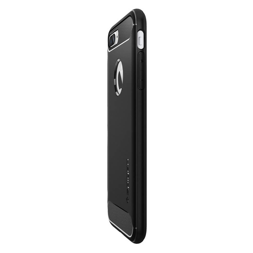 Spigen® Rugged Armor™ SGP 043CS20485 iPhone 7 Plus Case - Carbon Fiber
