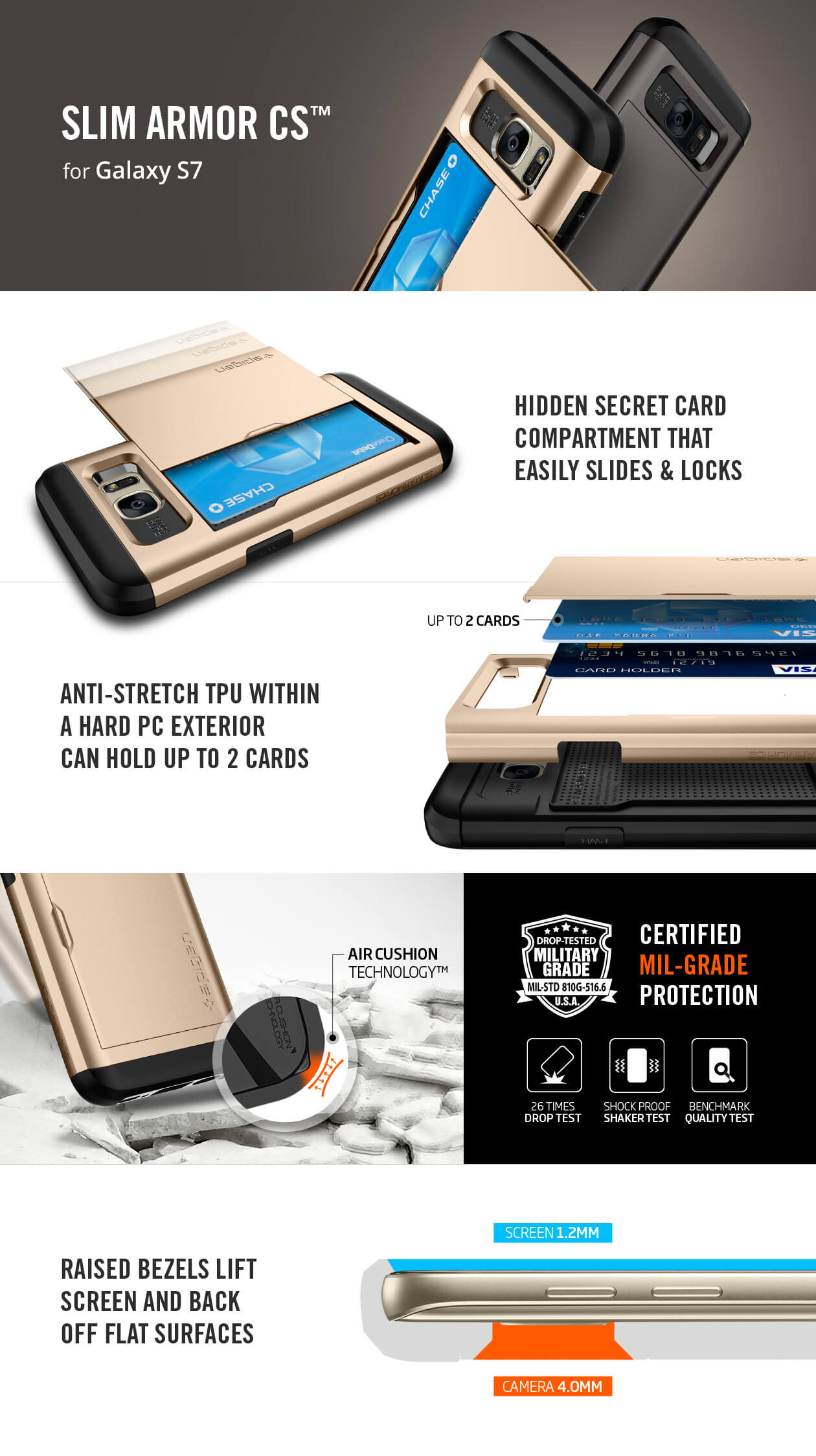 Spigen® Slim Armor™ CS Samsung Galaxy S7 Case