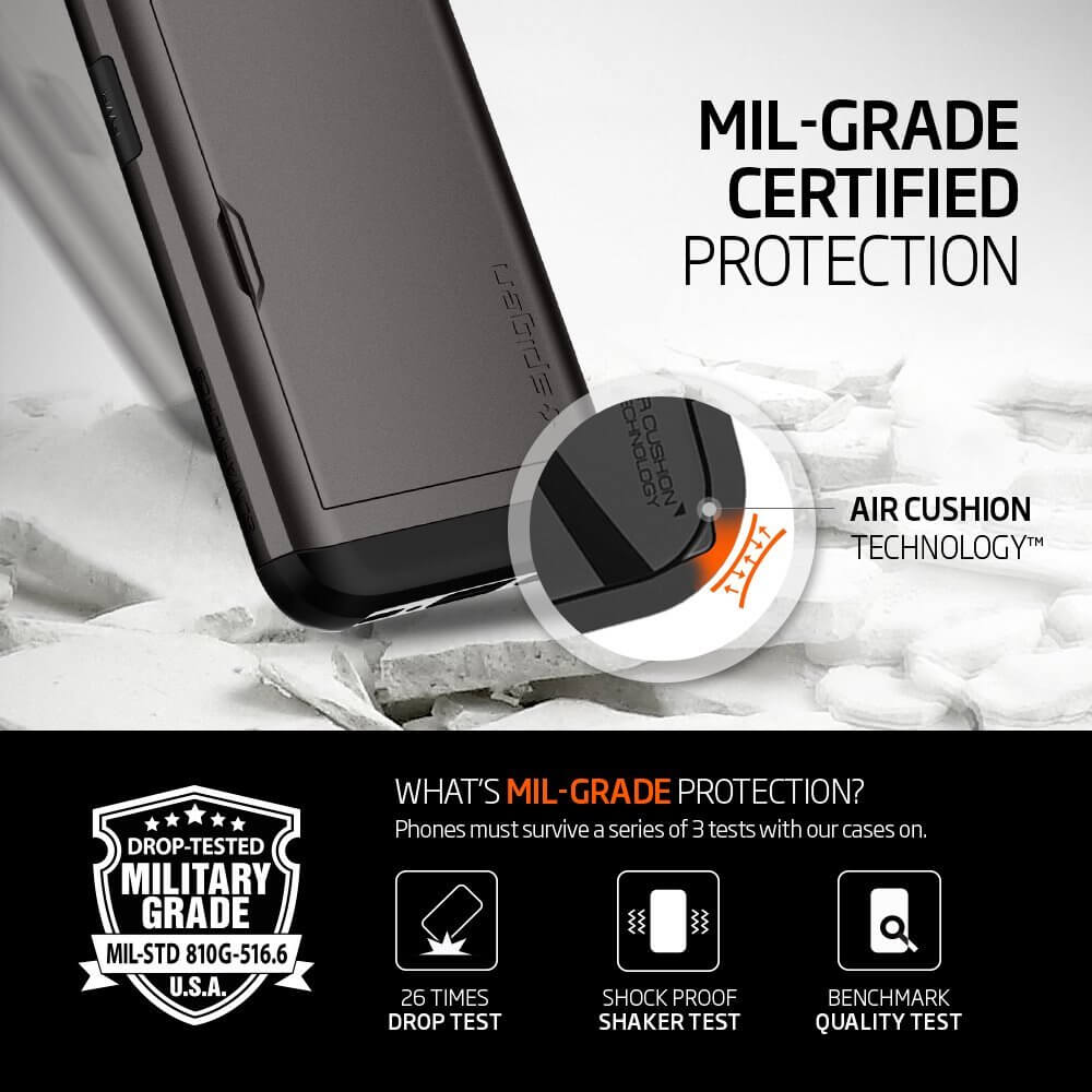 Spigen® Slim Armor™ CS SGP 555CS20016 Samsung Galaxy S7 Case - Gunmetal