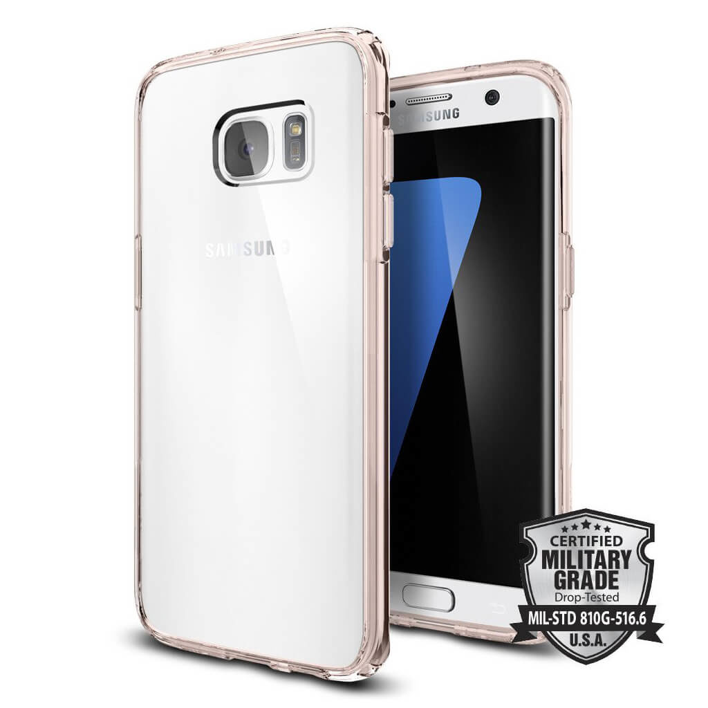 Spigen® Ultra Hybrid 556CS20035 Samsung Galaxy S7 Edge Case - Rose Crystal