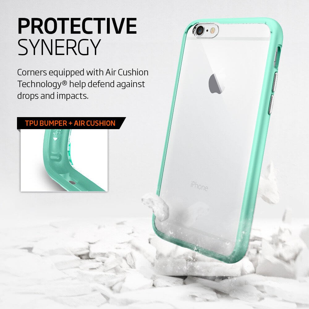 Spigen® Ultra Hybrid™ SGP11601 iPhone 6s/6 Case - Mint