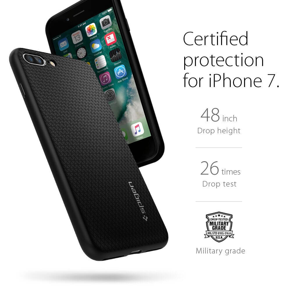 Spigen® Liquid Armor™ SGP 043CS20525 iPhone 7 Plus Case - Black