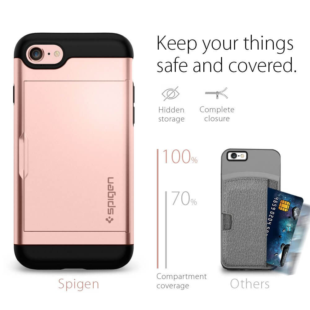 Spigen® Slim Armor™ CS SGP 042CS20454 iPhone 7 Case - Rose Gold