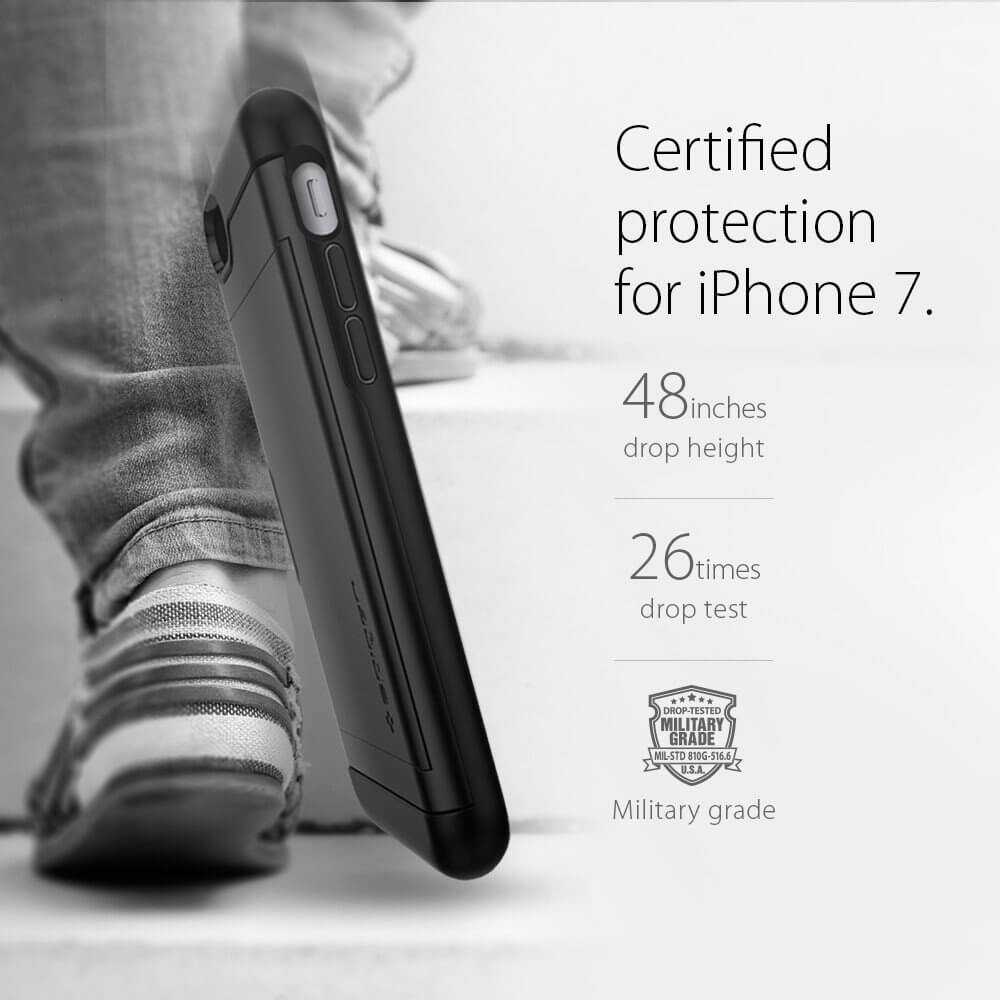Spigen® Slim Armor™ CS SGP 042CS20455 iPhone 7 Case - Black