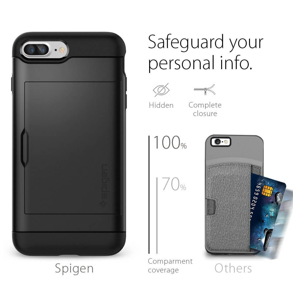 Spigen® Slim Armor™ CS SGP 043CS20528 iPhone 7 Plus Case - Black