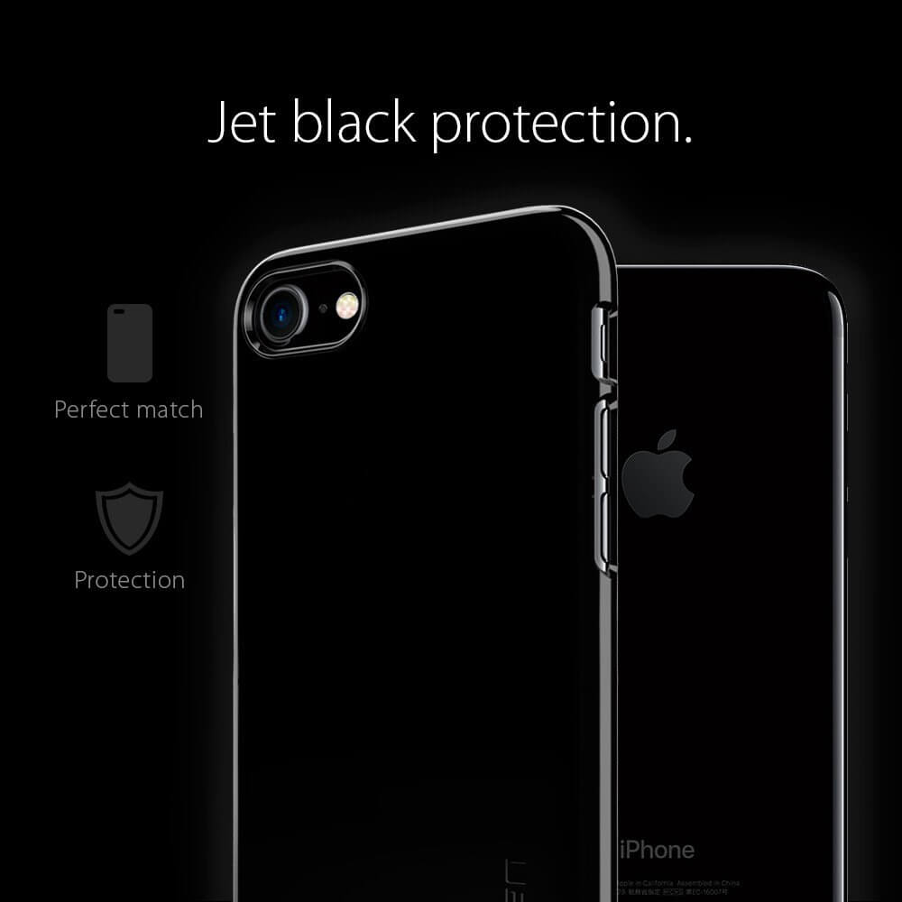 Spigen® Thin Fit™ SGP 042CS20845 iPhone 7 Case - Jet Black