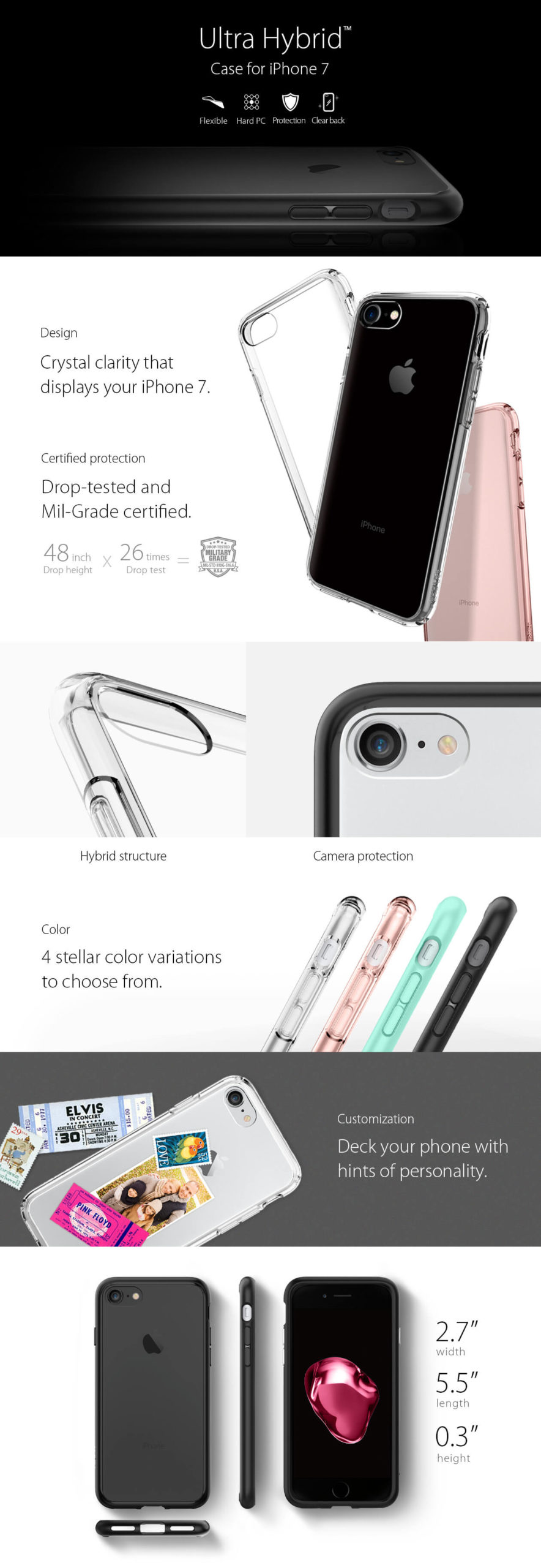 Spigen® Ultra Hybrid™ iPhone 7 Case
