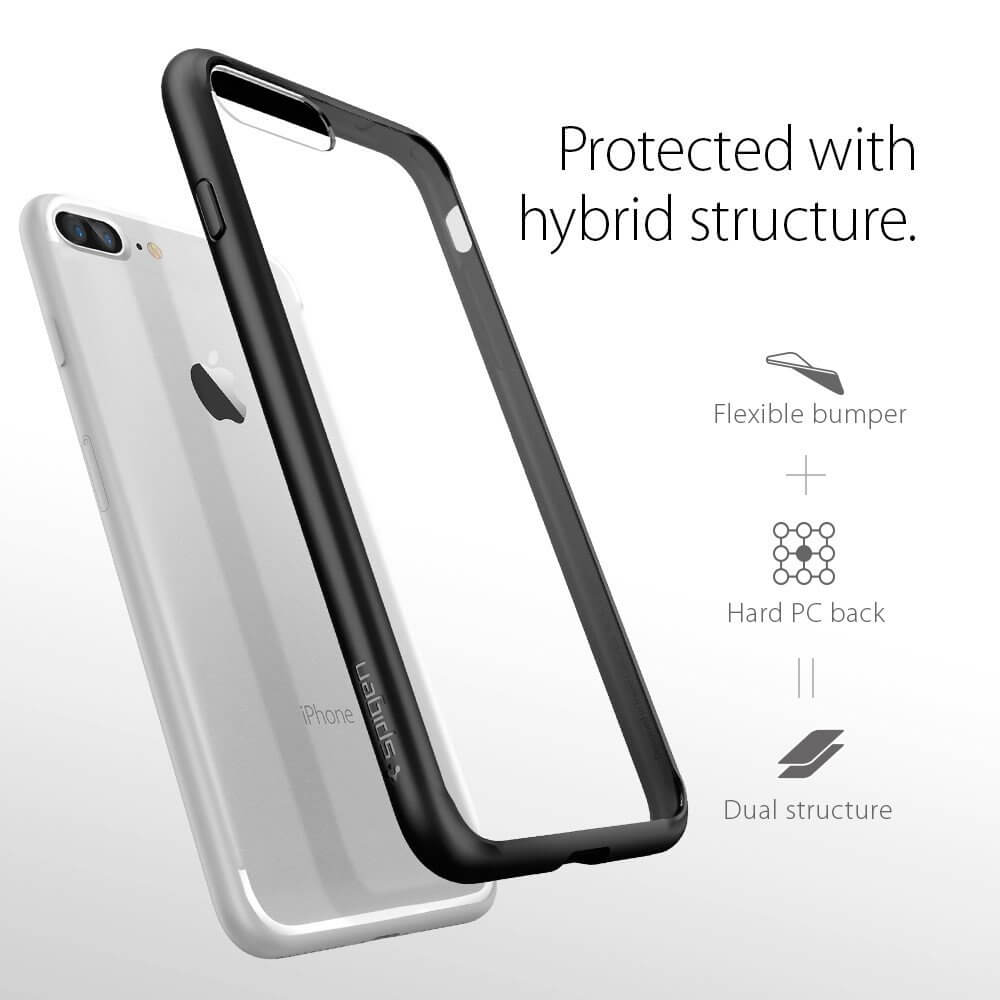 Spigen® Ultra Hybrid™ SGP 043CS20550 iPhone 7 Plus Case - Black