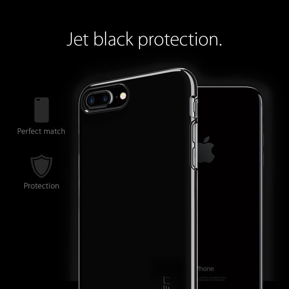 Spigen® Thin Fit™ SGP 043CS20854 iPhone 7 Plus Case - Jet Black