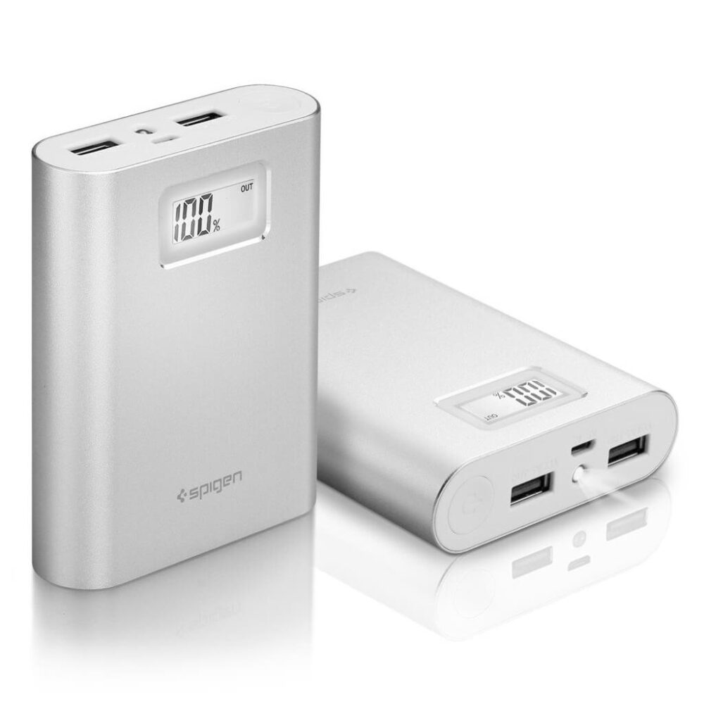 Spigen® F710D SGP11739 10000mAh 2.1A Dual Portable Charger