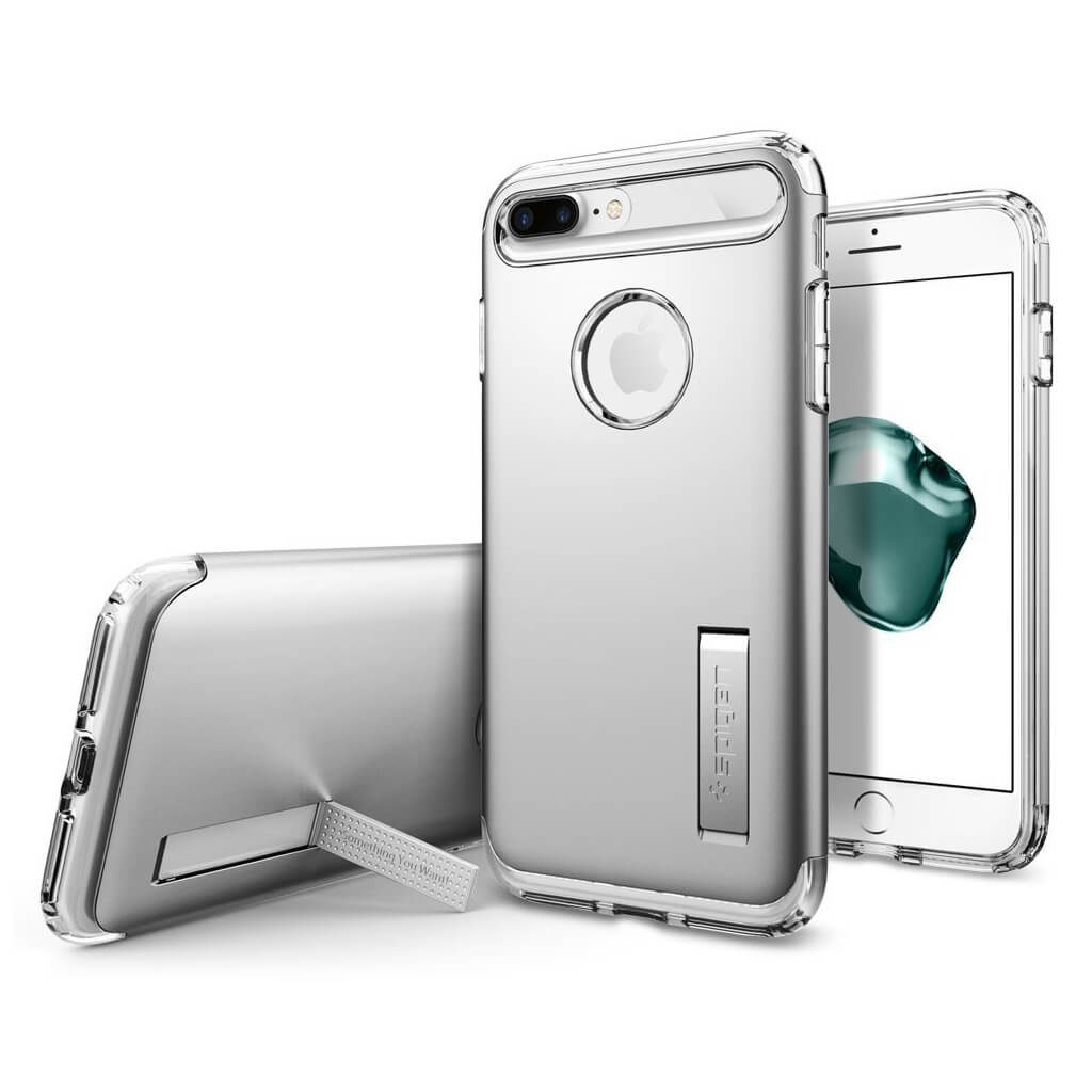 Spigen® Slim Armor™ 043CS20313 iPhone 7 Plus Case - Satin Silver