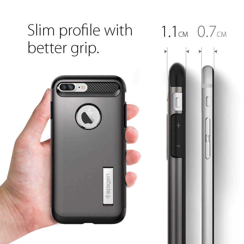 Spigen® Slim Armor™ SGP 043CS20309 iPhone 7 Plus Case - Gunmetal