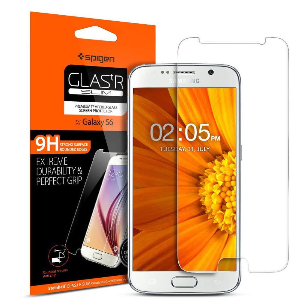 Spigen® GLAS.tR SLIM™ SGP 524GL20749 Samsung Galaxy S6 Premium Real Glass