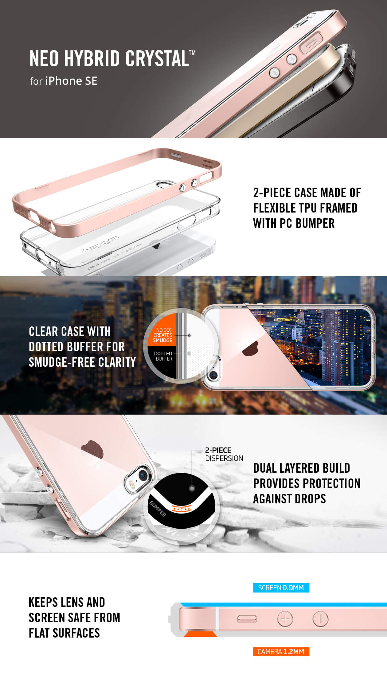 Spigen® Neo Hybrid Crystal™ iPhone SE/5s/5 Case