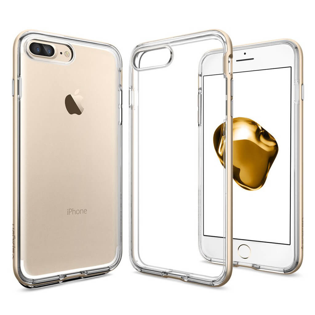 Spigen® Neo Hybrid Crystal™ SGP 043CS20538 iPhone 7 Plus Case - Champagne Gold