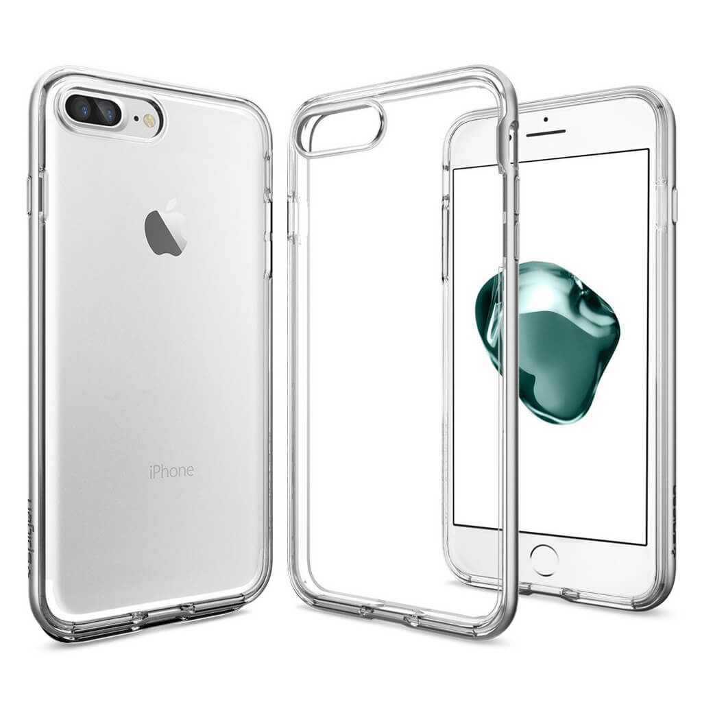 Spigen® Neo Hybrid Crystal™ SGP 043CS20684 iPhone 7 Plus Case - Satin Silver