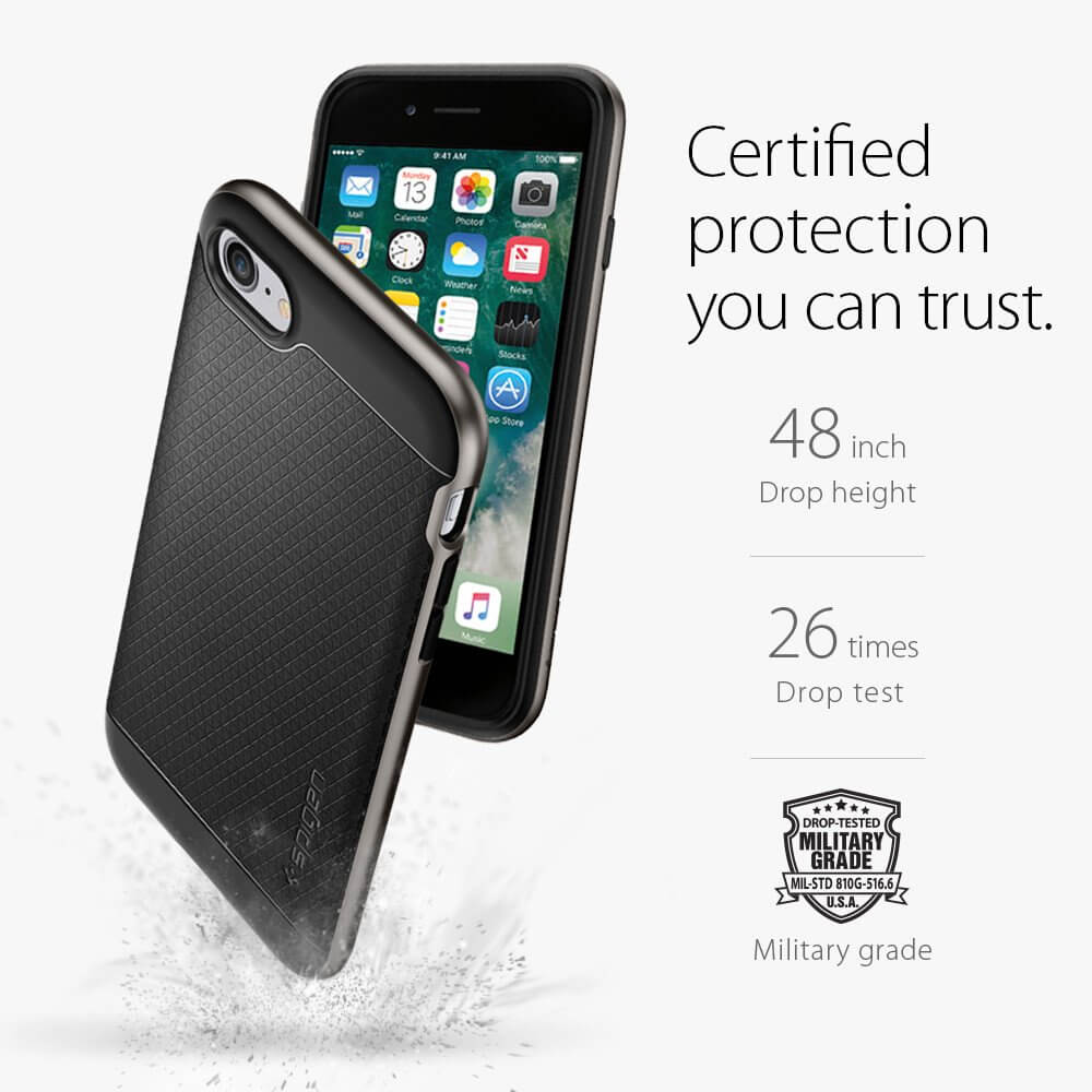 Spigen® Neo Hybrid™ SGP 042CS20518 iPhone 7 Case - Gunmetal
