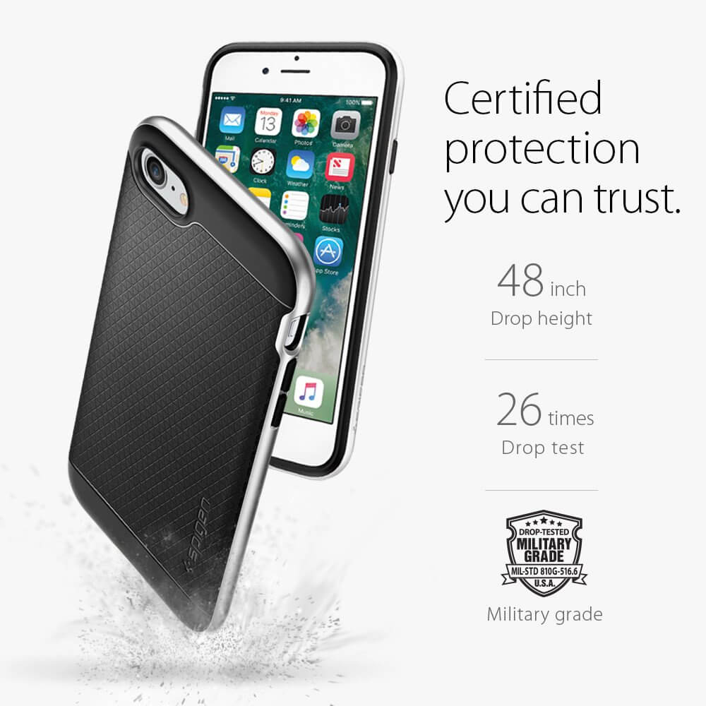 Spigen® Neo Hybrid™ SGP 042CS20520 iPhone 7 Case - Satin Silver