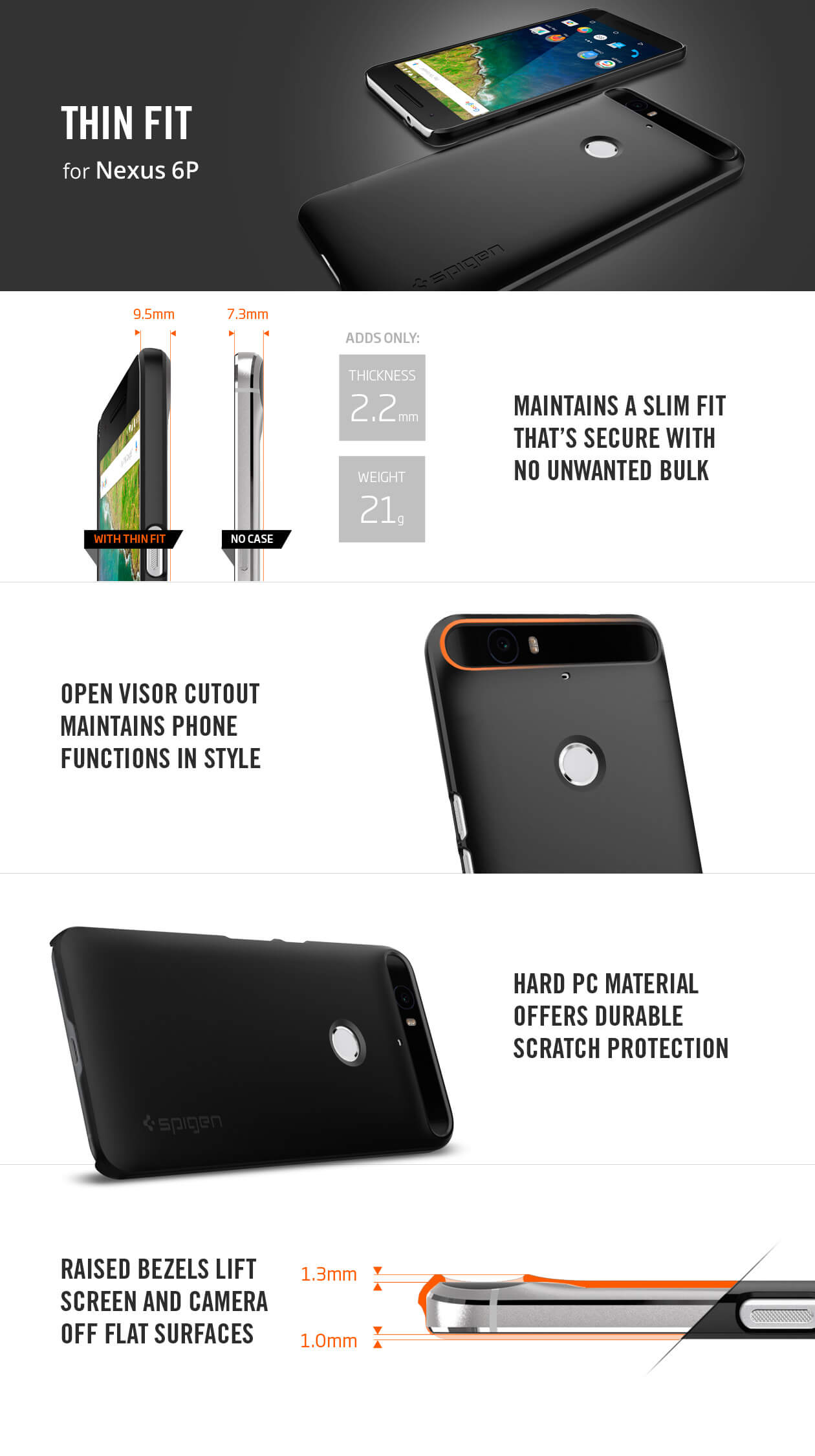 Spigen® Thin Fit™ Nexus 6P Case