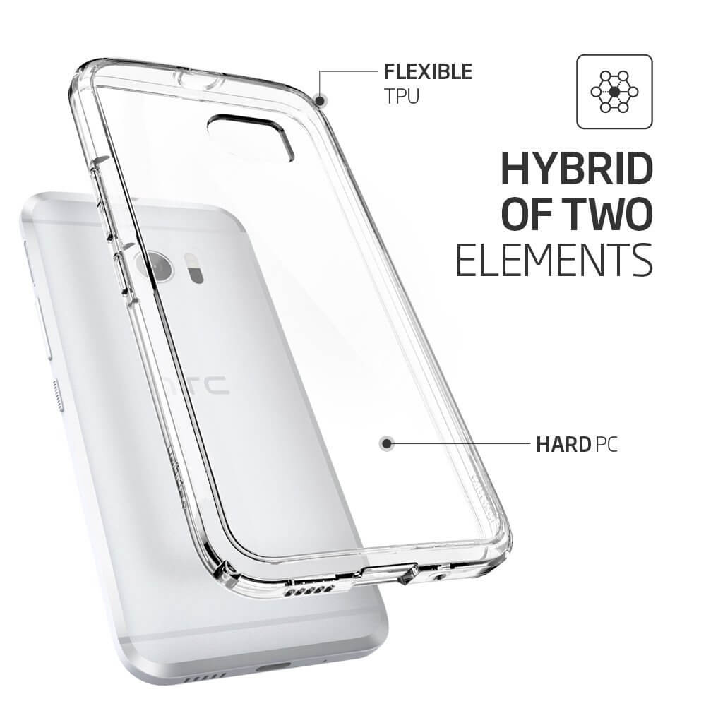 Spigen® Ultra Hybrid™ SGP H09CS20277 HTC 10 Case - Crystal Clear