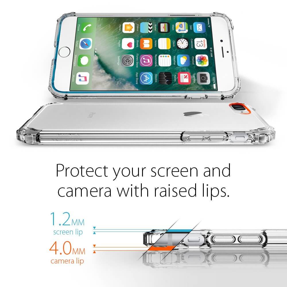 Spigen® Crystal Shell™ 043CS20314 iPhone 7 Plus Case – Crystal Clear
