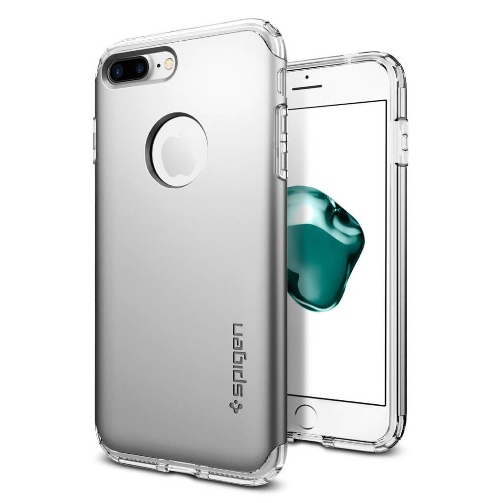 Spigen® Hybrid Armor™ 043CS20698 iPhone 7 Plus Case - Satin Silver