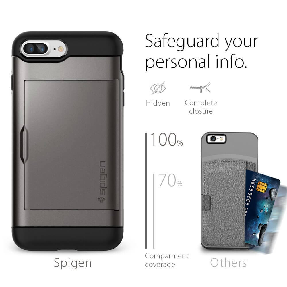 Spigen® Slim Armor™ CS SGP 043CS20526 iPhone 7 Plus Case - Gunmetal